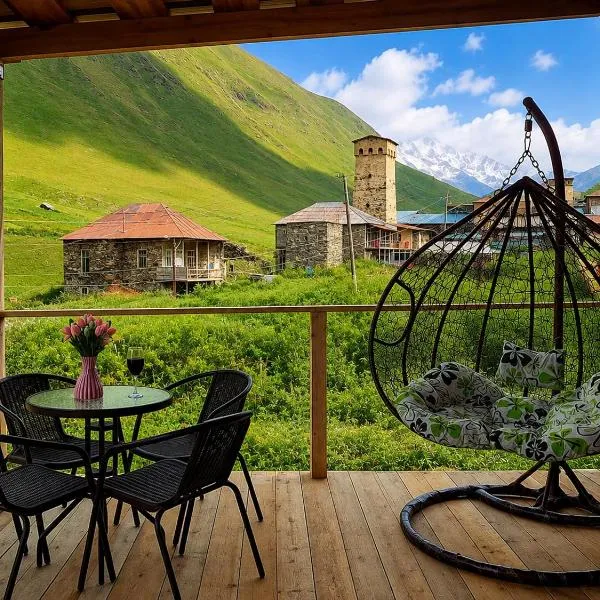 Chvibiani Guesthouse & Bar, hotel en Ushguli