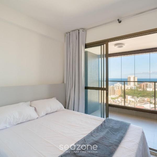Conforto Vista Mar em Cond. c/ Piscina EDF1707