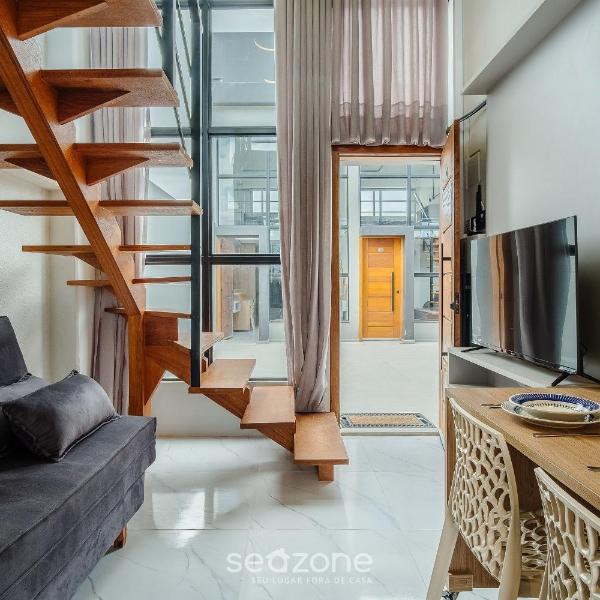 Loft Completo a 50m da Praia PLO0007