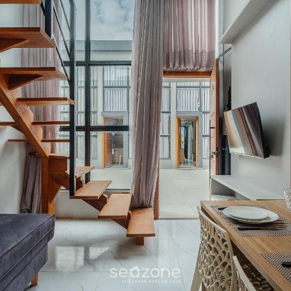Loft c/ Varanda a 50m da Praia PLO0004 - Foto 5