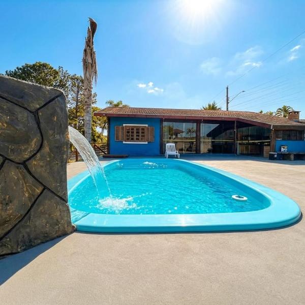 Rancho para Trabalho ou Lazer piscina privativa 5 hospedes