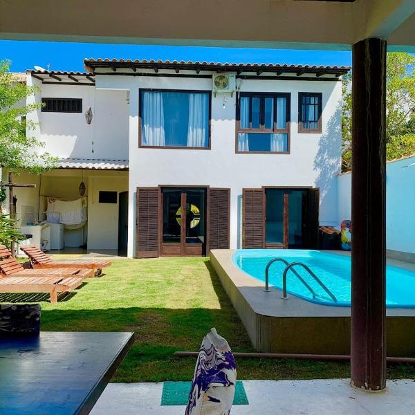 Casa luar do espelho, Na praia do espelho com piscina privativa com 3 suítes