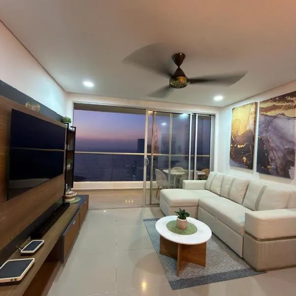 Apartamento Moderno y Lujoso con vista al Mar PISO19 - Cerca a la Ciudad Amurallada, hotel i Cartagena