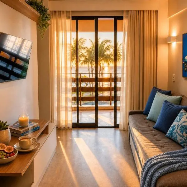 Apartamento Pé na Areia ao Lado do Parque Aquático - Conforto e Localização Privilegiada, hotel in Aquiraz
