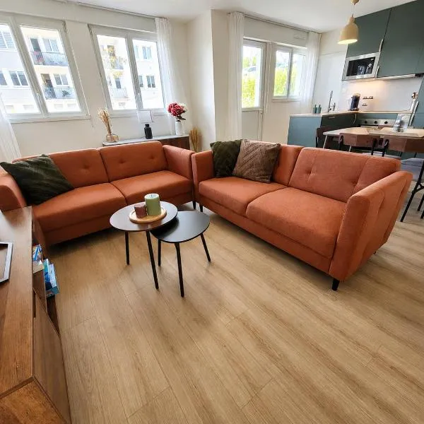 Le Saint-Exupéry - Appartement rénové- 3 chambres - 6 personnes, khách sạn ở Quimper