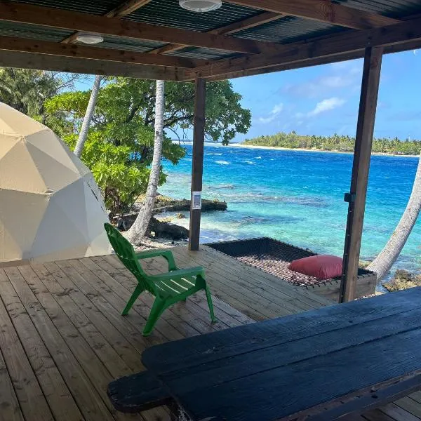 Dôme en face de la Passe de Tiputa, hotel v destinácii Rangiroa
