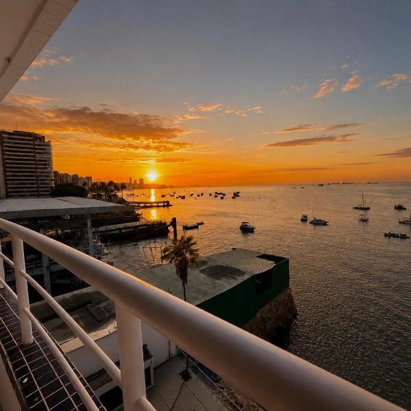 Apartamento 5 pessoas - Frente ao Mar - Aceita Pet