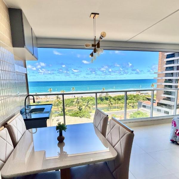 Apartamento pé na Areia Orla de Salvador