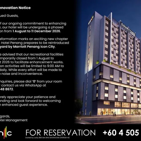 Iconic Hotel, hotel em Bukit Mertajam