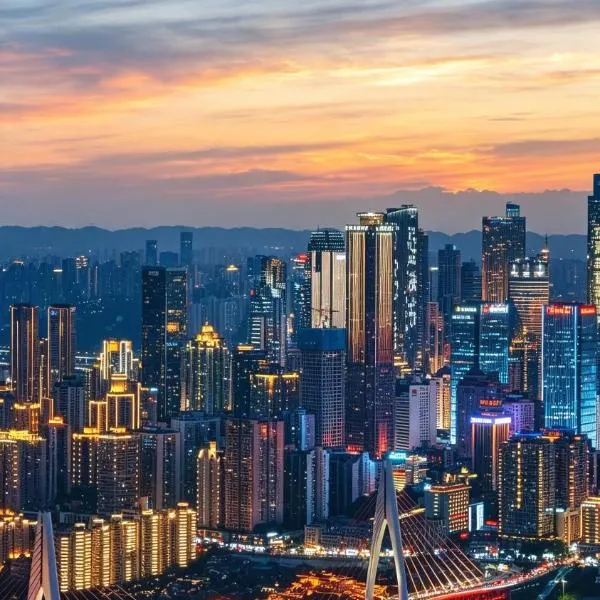 TheMove River View Hotel -Chongqing Jiefangbei Hongyadong Branch, hôtel à Chongqing