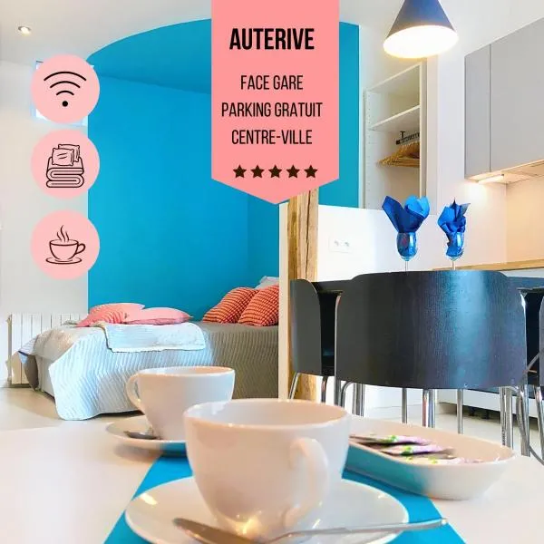 Évasions-Éclipse, centre-ville, gare: Auterive şehrinde bir otel