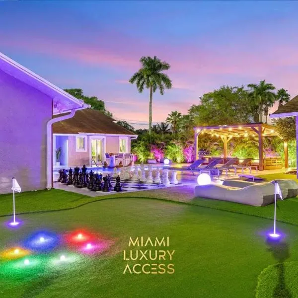 Luxury Villa Serena Heated Pool 15 min to Beach، فندق في ميامي