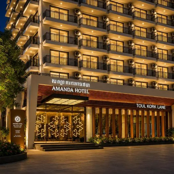 Amanda Hotel 堆谷里酒店: Phnom Penh şehrinde bir otel