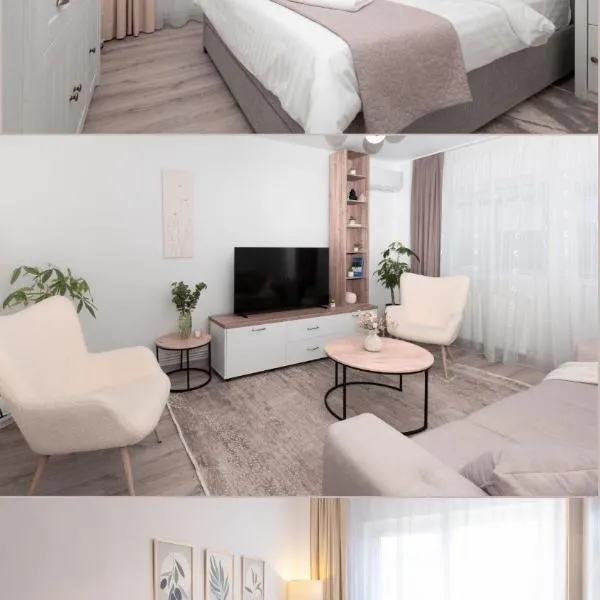 Regal 2BR Central Apartment with Free Parking - Monastery, hotel a Curtea de Argeş