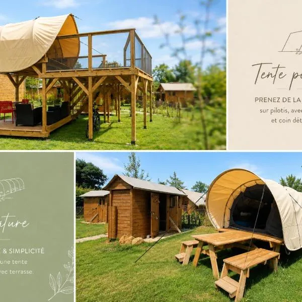 Domaine Le Jardin de Séraphine - Tentes-lodges tout confort, hotelli kohteessa Malleville-les-Grès