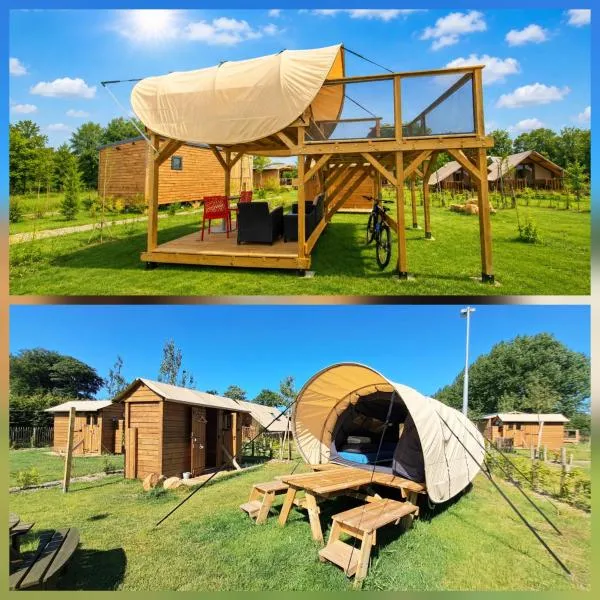 Domaine Le Jardin de Séraphine - Tentes-lodges tout confort, hotel a Malleville-les-Grès