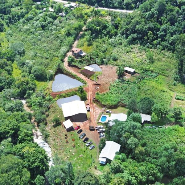 Morada nômade sitio três palmeiras