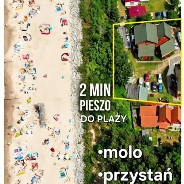 Pod Szklaną Wydmą - 2 min pieszo do plaży, hotell sihtkohas Chłopy