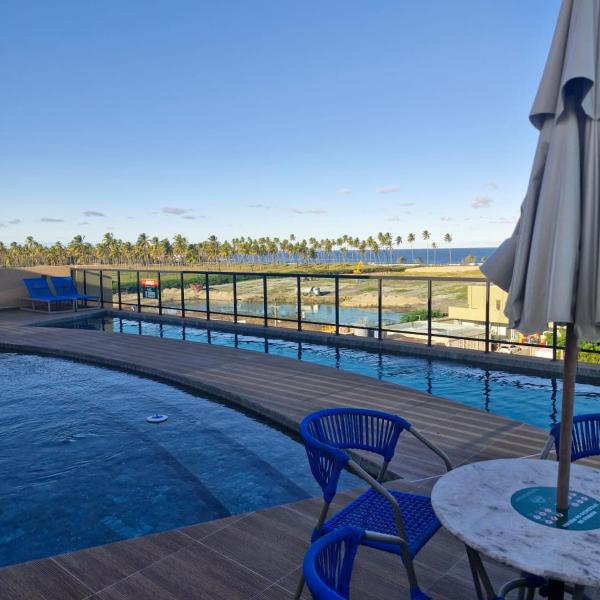Flat completo 500m da Praia com Piscina e Wi-fi - Foto 4