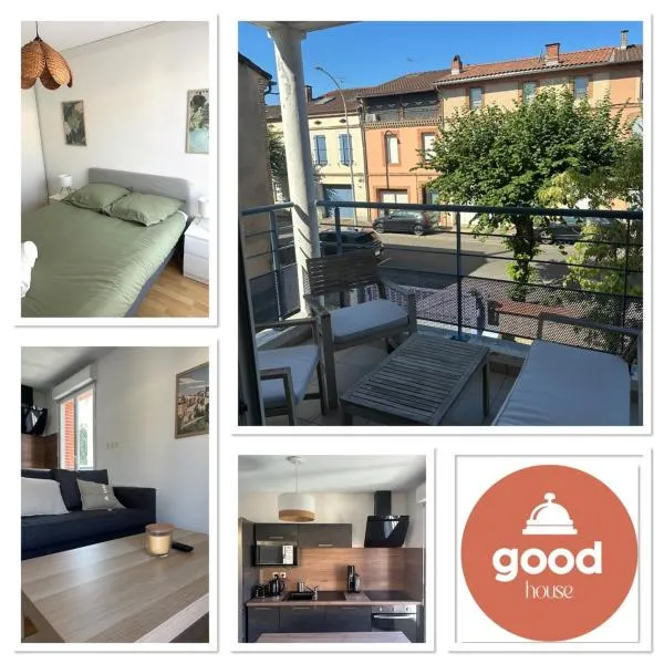 Le Capitaine - T3 centre ville - Parking - Clim, hotel a Albi