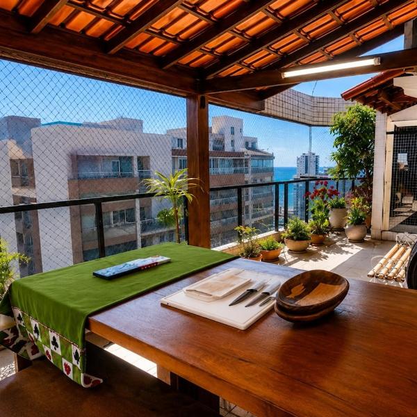 Cobertura Premium com 3 Quartos a 100m da Praia