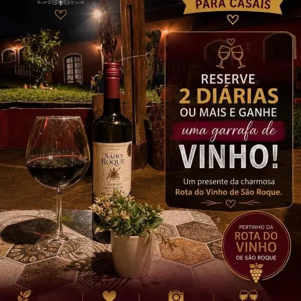 Sítio pousada recanto curió, hotel em Ibiúna