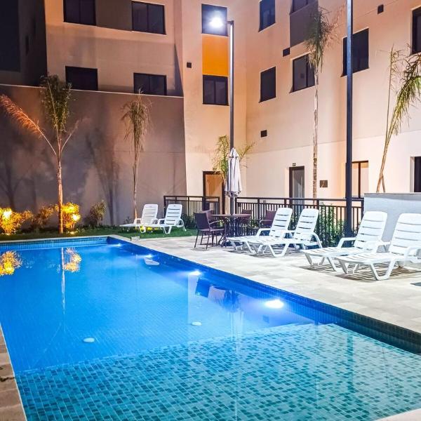 Apartamento de 2 quartos a 300 metros do metro barra funda com piscina - Foto 4