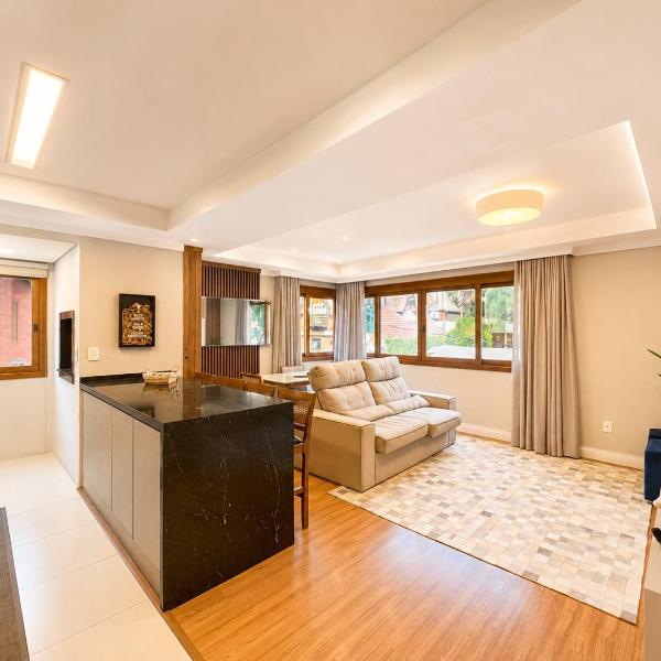 Apartamento no centro de Gramado 400mt Rua Coberta