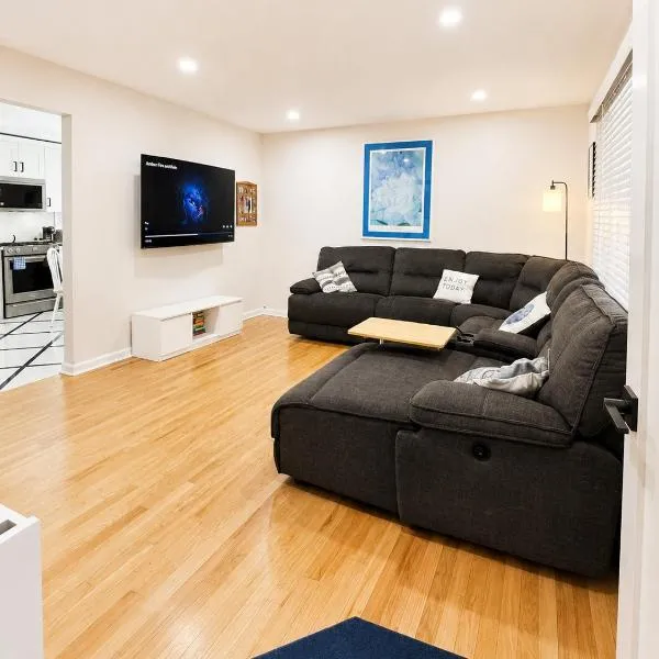 Modern 2 bed Apt-15mins to World Cup Stadium-30mins NYC: Bloomfield şehrinde bir otel