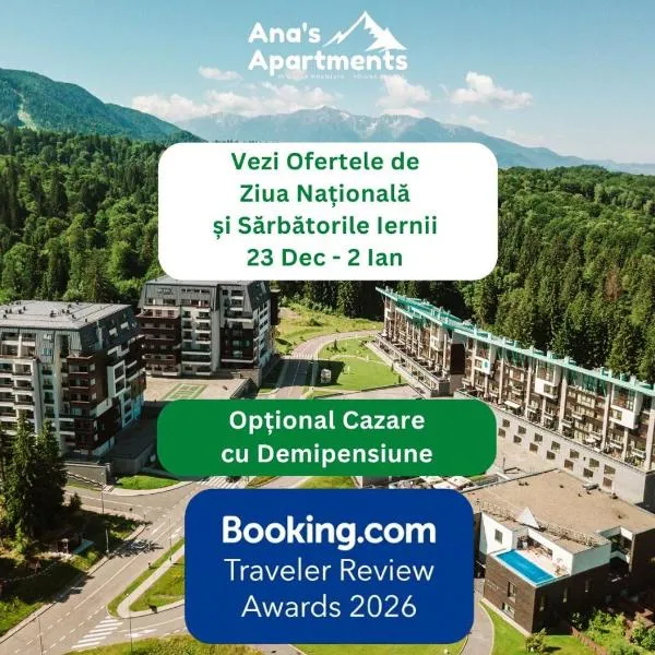 SILVER MOUNTAIN - ANA'S Apartments, hotel di Poiana Brasov