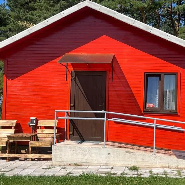 Rāznas ezera namiņš D1 ar elektrisko apkuri, hotel in Ragi