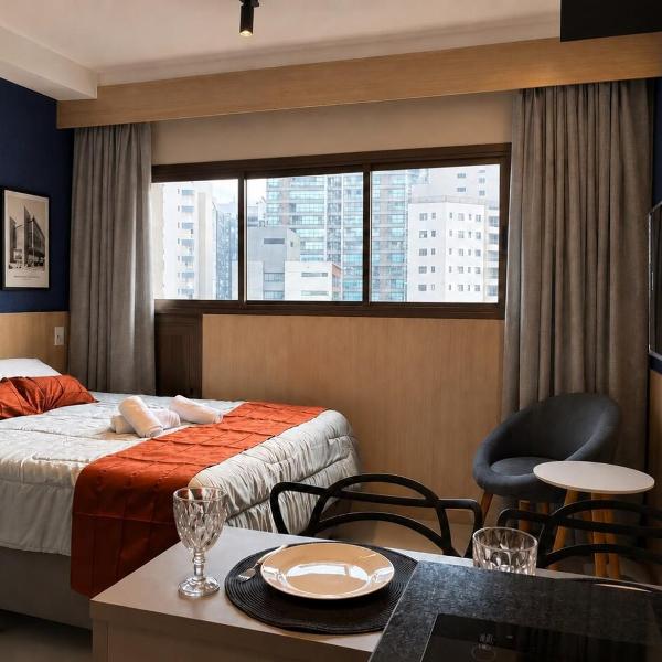 Stay Home Vila Mariana - Apartamento Design Completo - Academia Top - Área Coworking - Lavanderia
