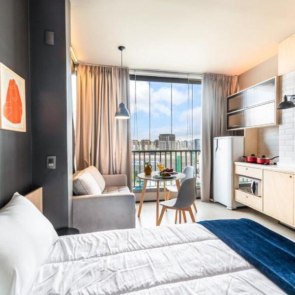 BHaus Allianz Nubank Park VN Turiassu - Vista Incrível 16o andar - Academia - Piscina no Rooftop - Lavanderia - Coworking - Recepção 24h - Perdizes - Vaga de garagem rotativa mediante disponibilidade - t16