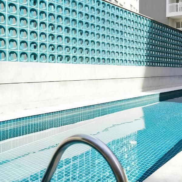 Moderno c/ ar condicionado, piscina e academia - Foto 2