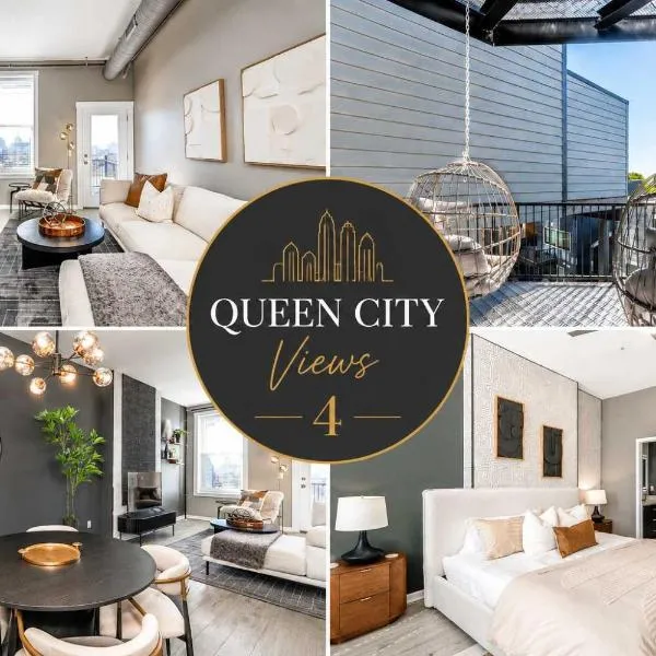 OTR King 1BR, Balcony & Skyline Views, готель у місті Цинциннаті