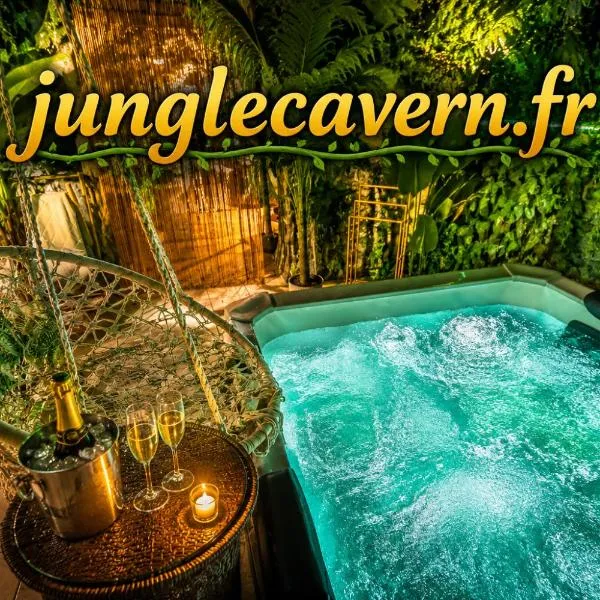 Jungle Caverne- spa privé, logement atypique, hotel u gradu Albervil