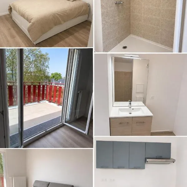 New 1-bedroom apartment on the outskirts of Paris - Balcony - Private parking, ξενοδοχείο σε Osny