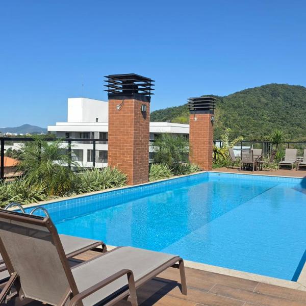 Apê Climatizado com Varanda Gourmet, Piscina, Salão de Jogos e Academia - 500 metros da Orla do Itaguá