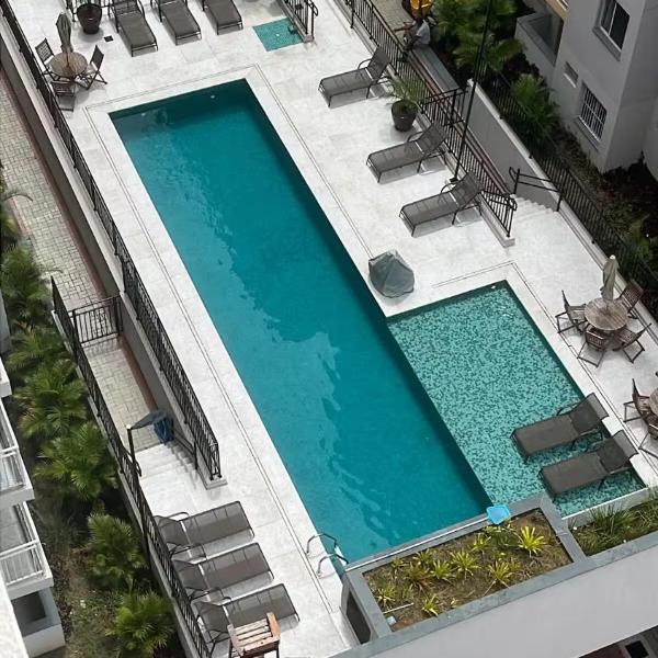 Ap novo - Garagem - Central - Piscina - Academia - Rooftop - Vista do Cristo - Andar alto