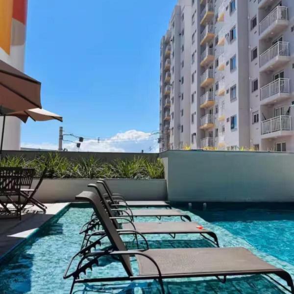 Ap novo - Garagem - Central - Piscina - Academia - Rooftop - Vista do Cristo - Andar alto - Foto 4