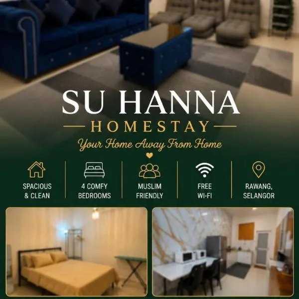 Su Hanna Homestay in Rawang near Gamuda Gardens 1 to 10 pax, hotel i Rawang
