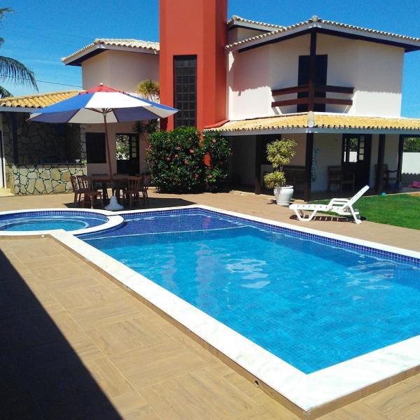 Casa de Praia 4 Quartos com Piscina, Jacuzzi e Vista Mar