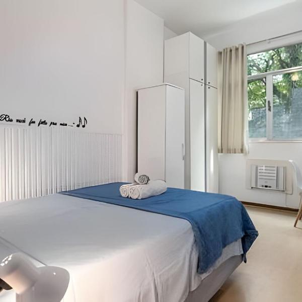Quarto e Sala confortável a Passos da Praia I Leme
