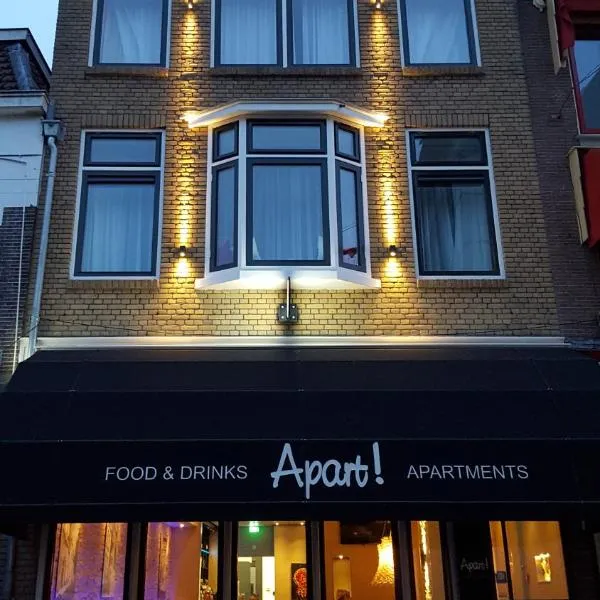 Apart! Food & Drinks Apartments, hotell i Zwolle