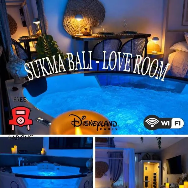 SukmaBali Balneo-Sauna-Love room, Meaux, 15mn Disneyland, готель у місті Мо