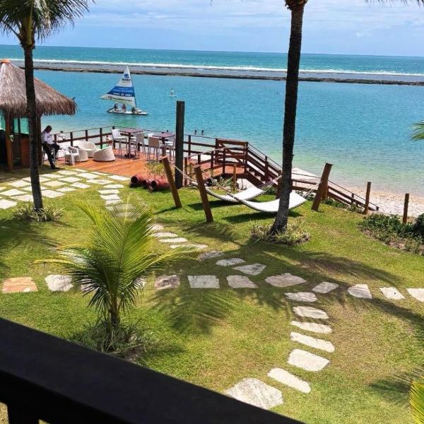 Flat na beira mar de Muro Alto com super vista