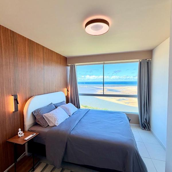 Flat Moderno Vista Mar & Paiva Piscina Rooftop