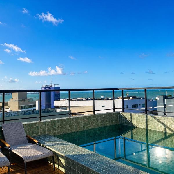 Flat Bessa Beach com Piscina