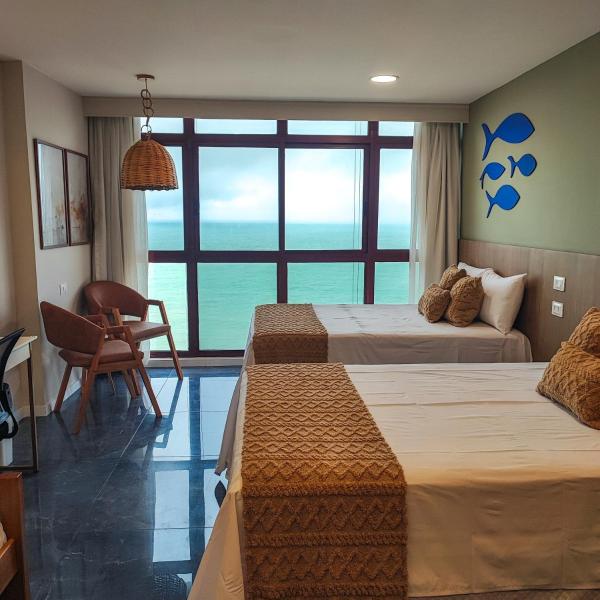 Flat Novo com Vista para o Mar prox Aeroporto