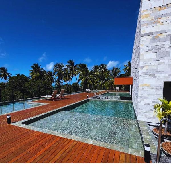 Flat em Tamandaré, Rooftop exclusivo a 50 m do mar